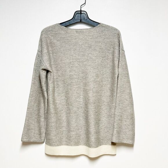 ATM Anthony Thomas Melillo Wool Cashmere Blend Grey Sweater Oversized XS - Picture 2 of 3